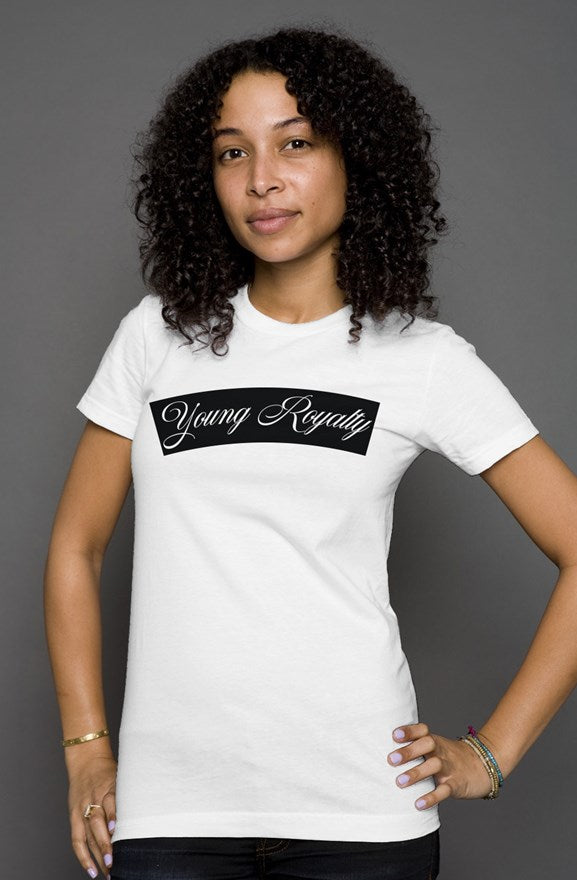 Traditional Young Royalty Women&amp;#39;s Banner T-Shirt