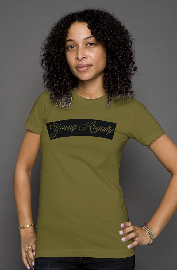 Traditional Young Royalty Women&amp;#39;s Banner T-Shirt