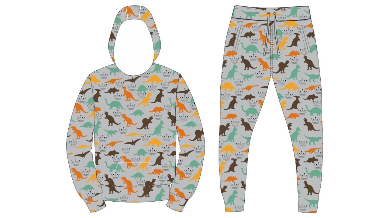 Boy's Young Royalty® Dino Jogger Suit